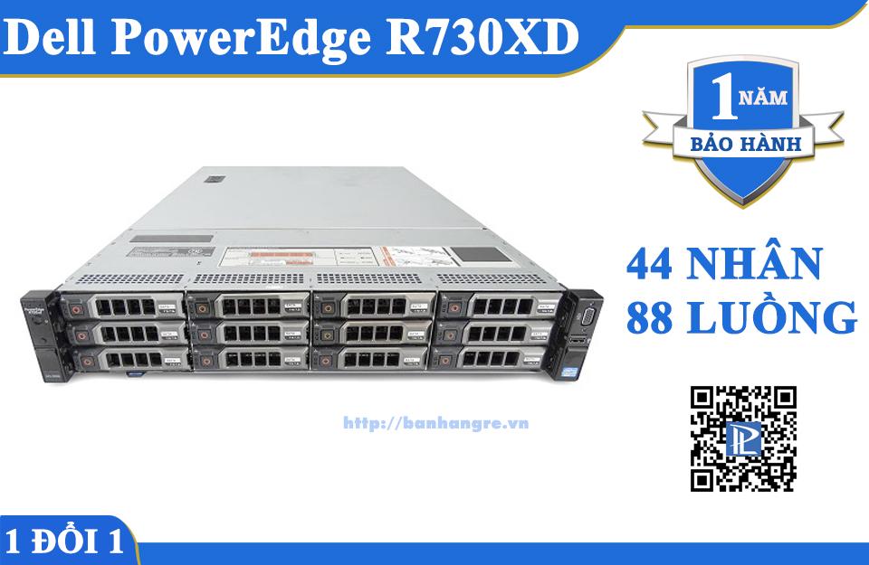 Dell PowerEdge R730xd / Dual Xeon E5-2600 V4 (28 Core - 44 Core) / Ram DDR4 64Gb - 256Gb / Raid H730 / 12 Slot HD